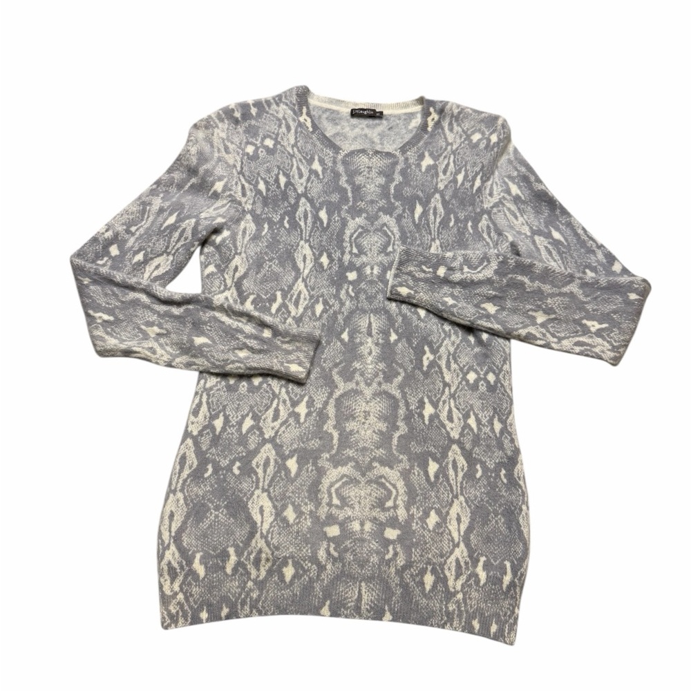 🐍 J.McLaughlin‎ 100% Cashmere Snake Print Sweater 🤍 Size XS